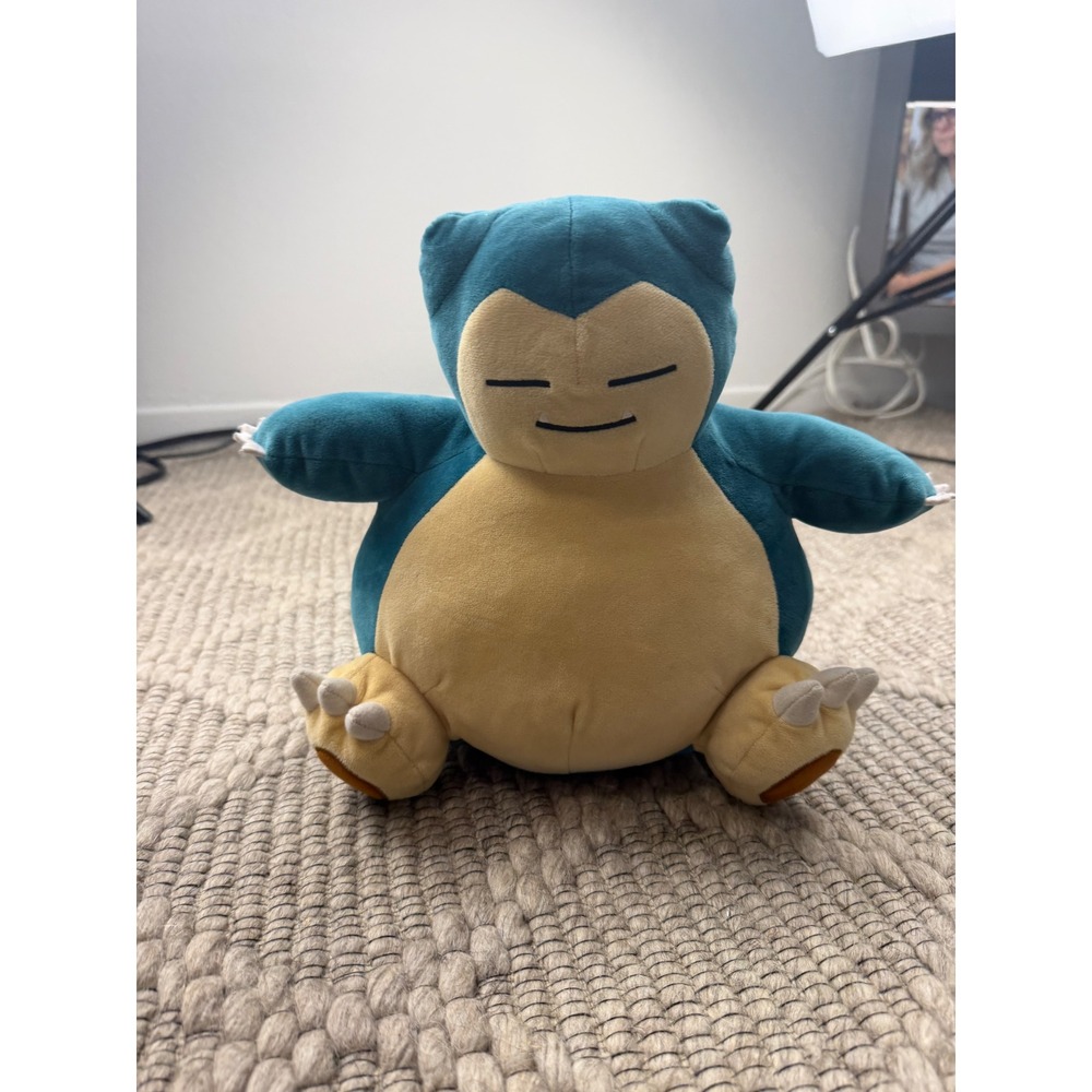 Pokemon Snorlax Plush Wicked Cool Toys Kids Blue Cream Soft Stuffed Toy
